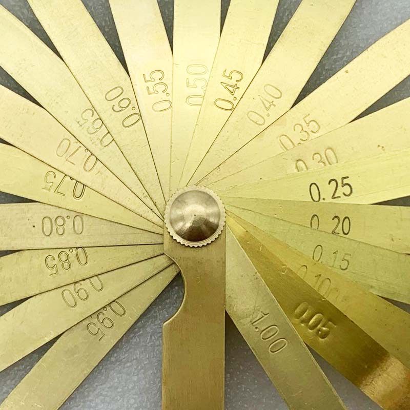 Brass sedimensioning single sheet without magnetic copper sedimensioning 100X13 100X20 0 05-1 0mm 0mm copper sheet sedimensioning ruler