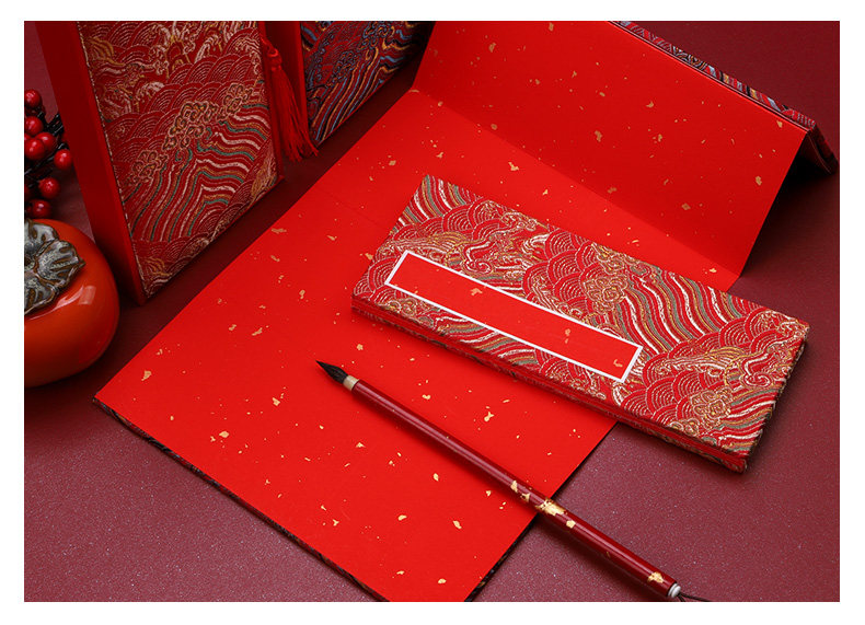 Leere Xuan Papier Broschüren profession elle Hochzeits buch Ehe Einladung chinesischen Stil Kalligraphie Broschüre Boxed Geschenke Kunst versorgung – Detail 11