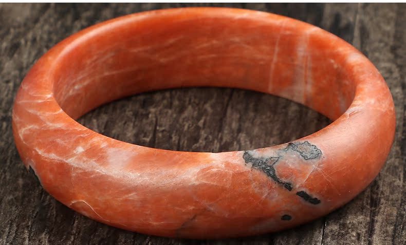 Pro-Pearl Crystal Natural Bảo Sơn Vòng tay mã não đỏ Nam nữ Pha lê đơn giản Đá gốc Retro Fu Bracelet Trang sức vòng phong thủy