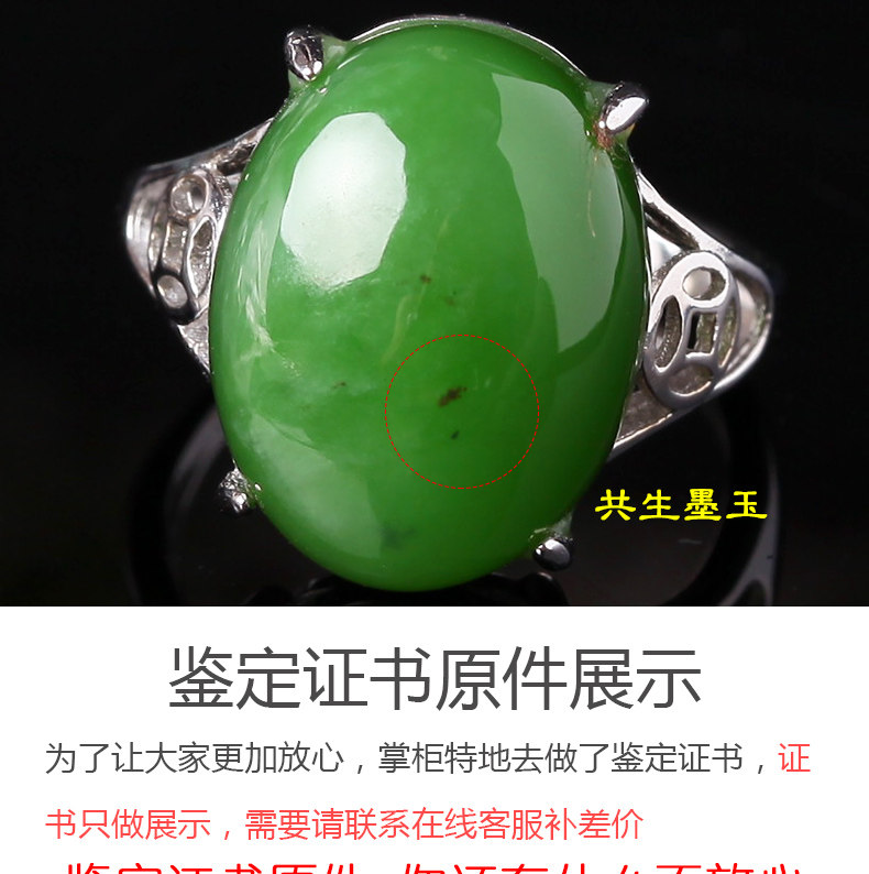 Bague mixte      en Hetian Biyu - Ref 3087375 Image 12