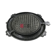 350 egg plate Sauerkraut plate Korean egg cake grid plate strip plate Barbecue plate Barbecue plate Barbecue equipment flat plate
