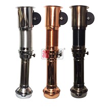 Korean barbecue telescopic black tube Copper smoke tube smoking cover Korean barbecue smoking fan cable exhaust equipment