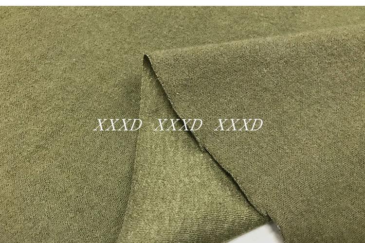Mới nhập khẩu cao cấp worsted đan quân đội cashmere vải len màu xanh vải thời trang quần áo thủ công vải tự làm vải thun sọc