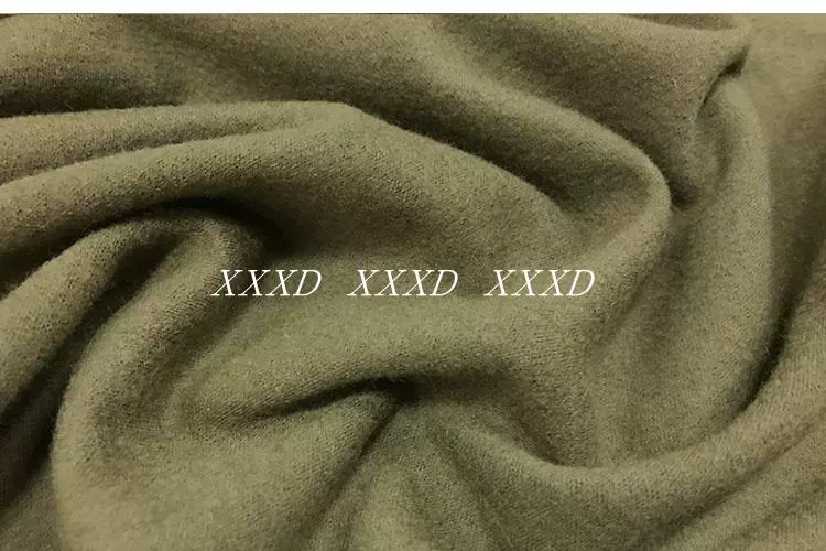 Mới nhập khẩu cao cấp worsted đan quân đội cashmere vải len màu xanh vải thời trang quần áo thủ công vải tự làm