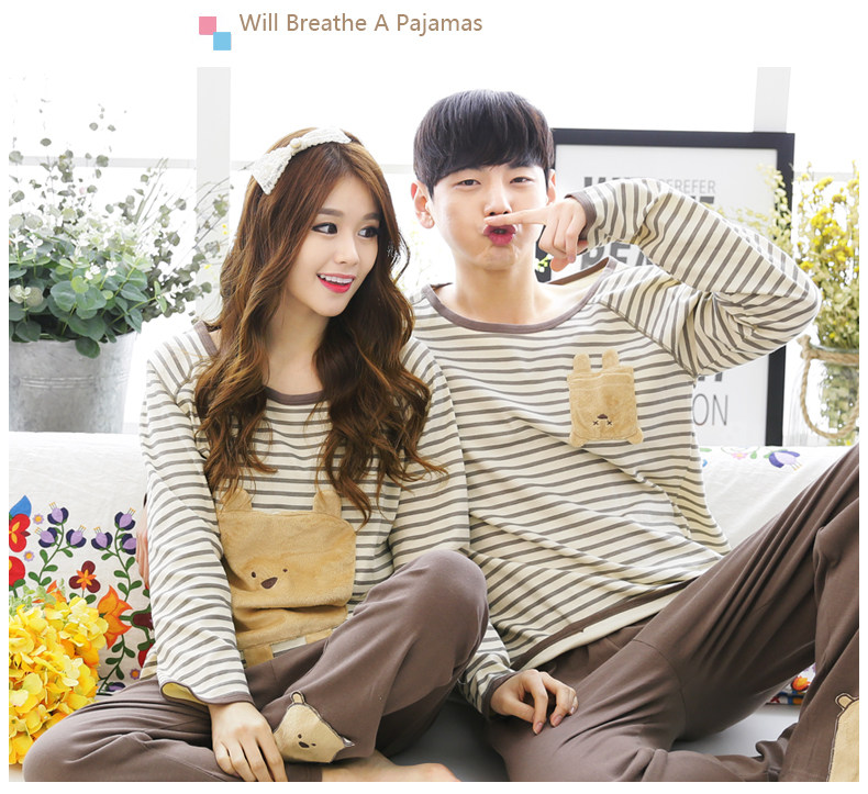 Pyjama mixte en Coton à manches longues - Ref 3004593 Image 10