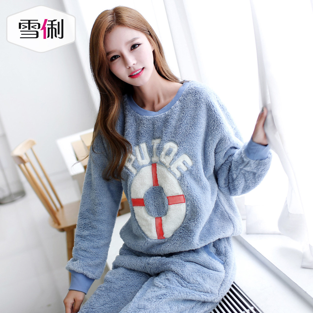 Pyjama mixte en Polyester Polyester  à manches longues - Ref 3004651 Image 5