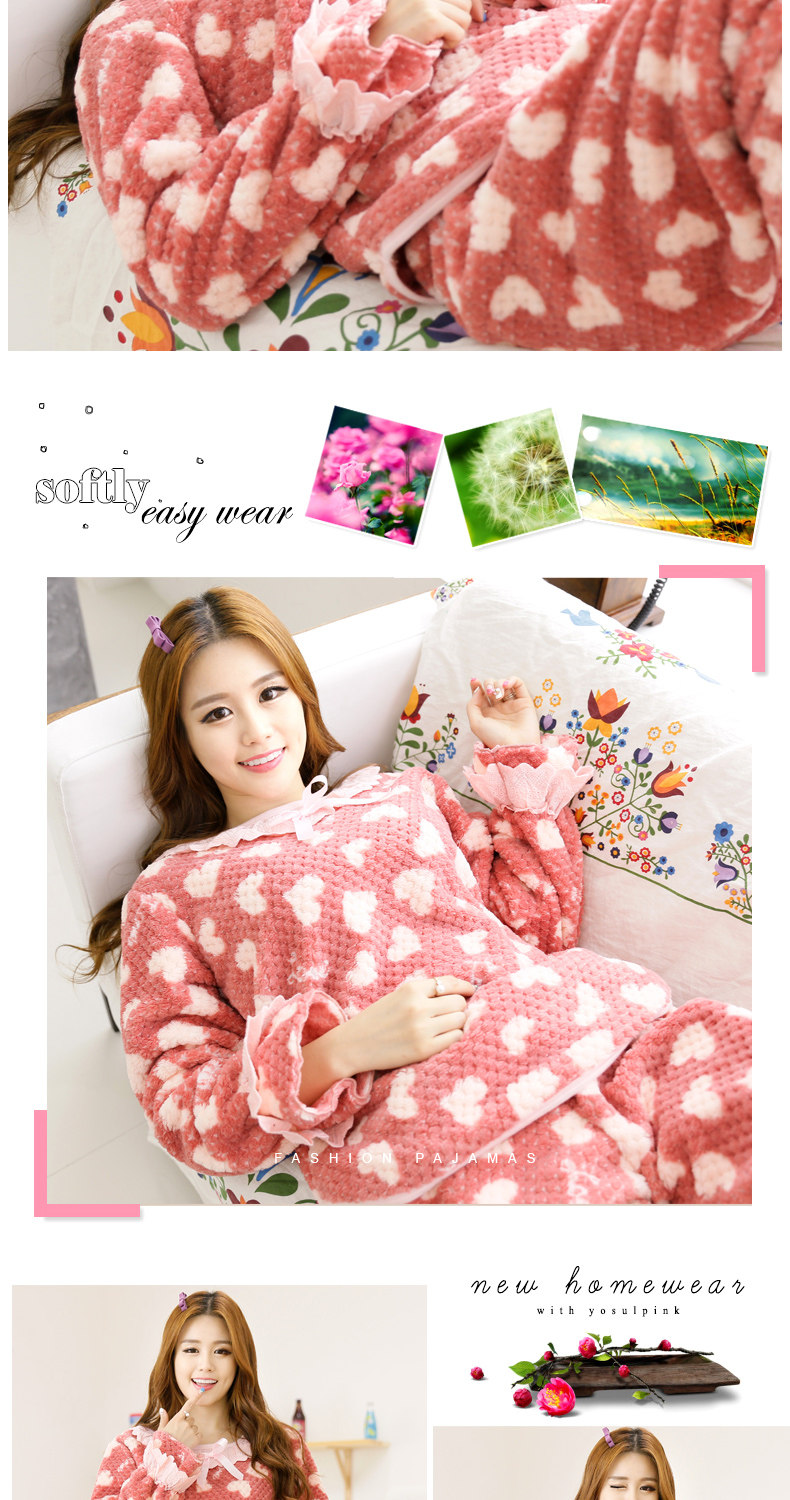 Pyjama mixte en Polyester Polyester  à manches longues - Ref 3004638 Image 9