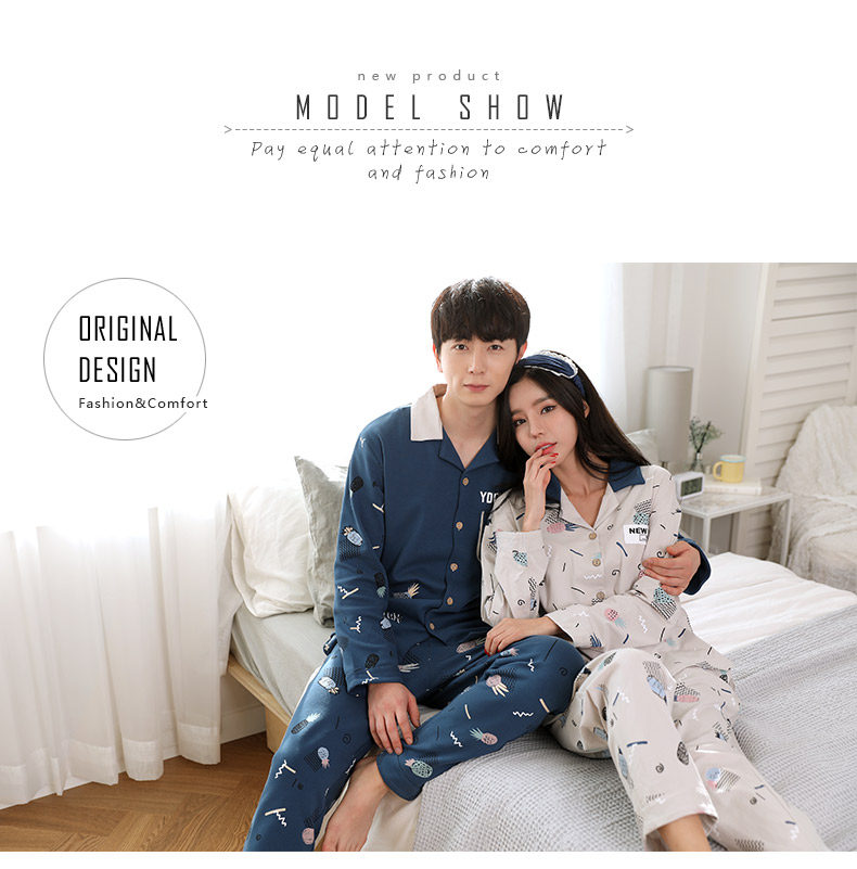 Pyjama mixte en Coton à manches longues - Ref 3004655 Image 6