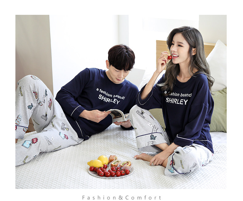 Pyjama mixte en Coton à manches longues - Ref 3004568 Image 19