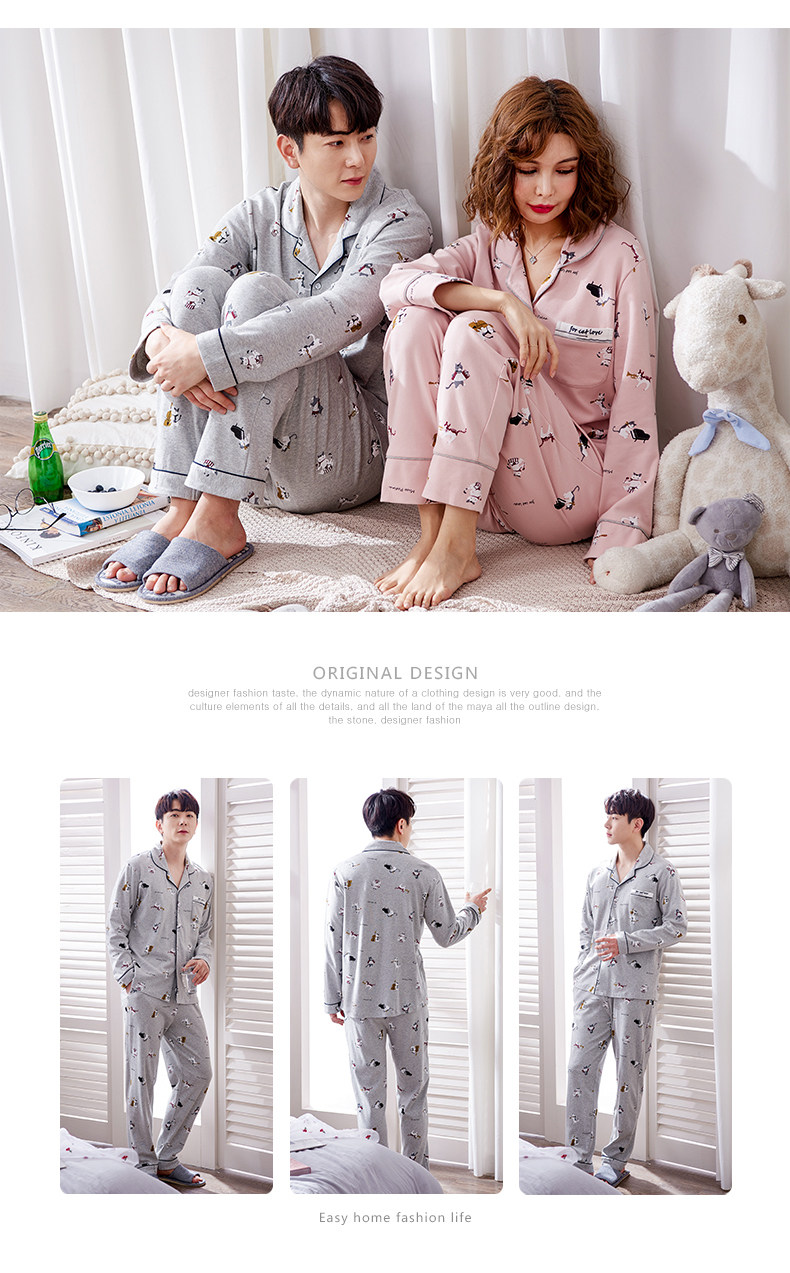 Pyjama mixte en Coton à manches longues - Ref 3004636 Image 9