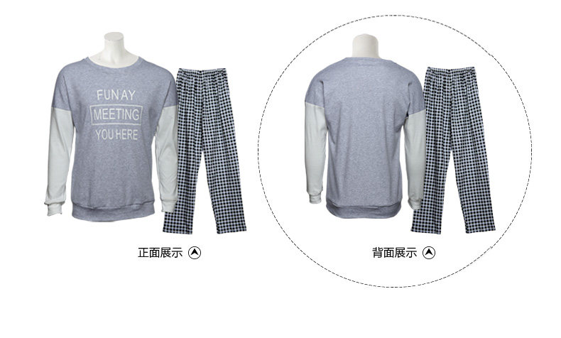 Pyjama mixte en Coton à manches longues - Ref 3004614 Image 23