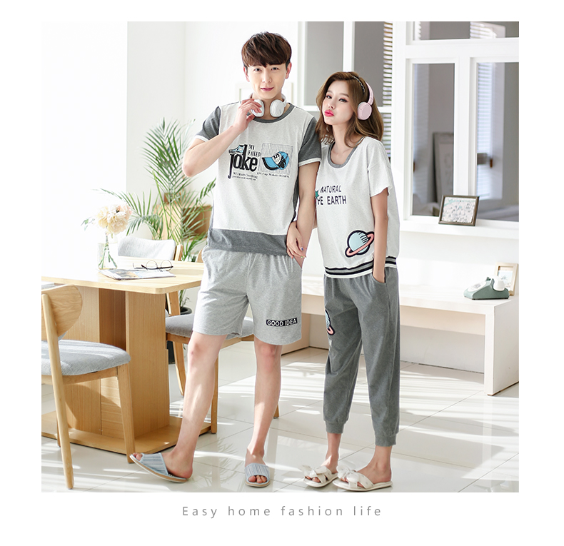 Pyjama mixte en Coton à manche courte - Ref 3004546 Image 12