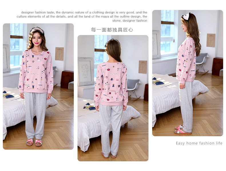 Pyjama mixte en Coton à manches longues - Ref 3004492 Image 10