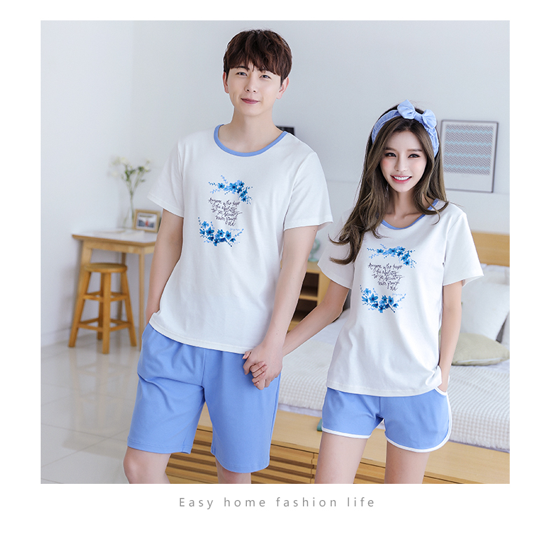 Pyjama mixte en Coton à manche courte - Ref 3004544 Image 12