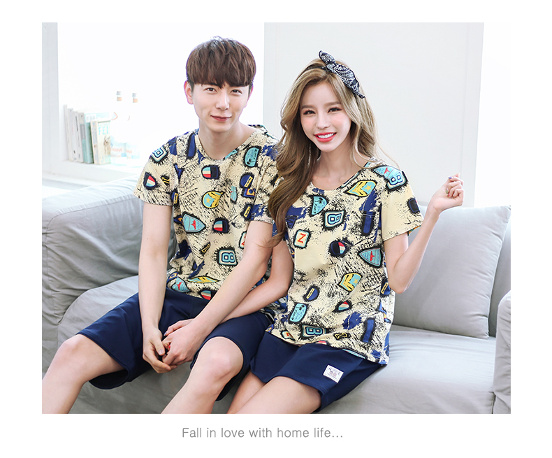 Pyjama mixte en Coton à manche courte - Ref 3004510 Image 17