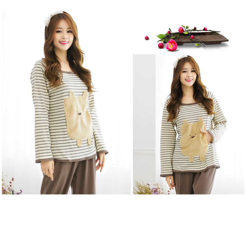 Pyjama mixte en Coton à manches longues - Ref 3004593 Image 12