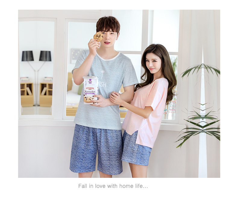 Pyjama mixte en Coton à manche courte - Ref 3004519 Image 16