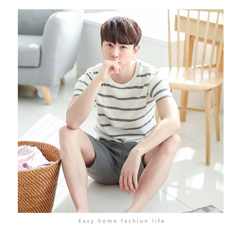 Pyjama mixte en Coton à manche courte - Ref 3004516 Image 14