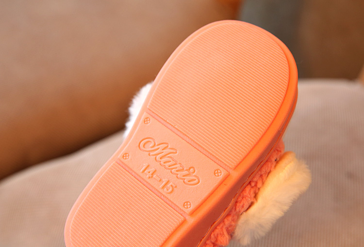 Chaussons enfants en coton pour hiver - semelle autre - Ref 1008293 Image 37