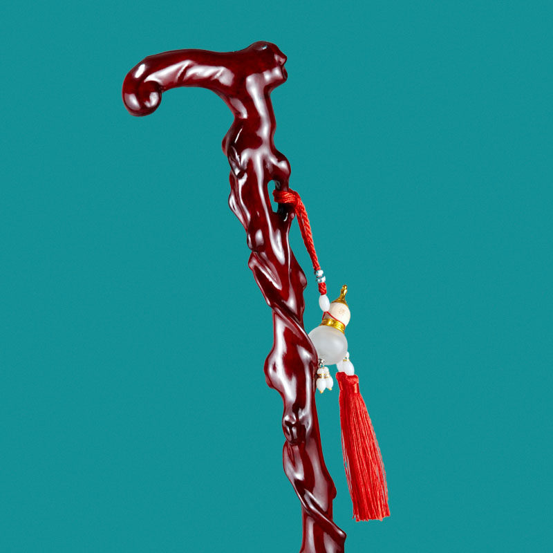 Crutches Elderly Anti-slip Elderly Crutches Cane Solid Wood Crutches Wood Elderly Crutches Wood 20 years new model