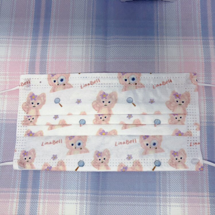 Hot selling cartoon disposable mask adult printing dustproof and anti-pollen 50 pcs 1 pack mix and match non-medical