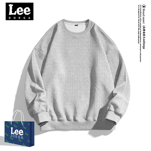 Lee, осенний демисезонный свитшот, брендовая универсальная парная одежда для влюбленных для школьников, оверсайз, подходит для студента