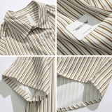 Летняя рубашка для влюбленных, в американском стиле, изысканный стиль, оверсайз