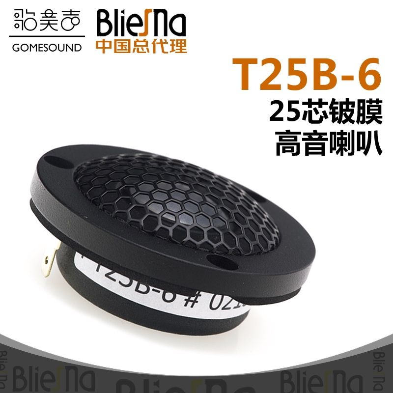 German Bliesma Boring Film T25B-6 Neodymium Magnetic 25-Core 6-European Dome Tweeter Hifi Audio Speaker