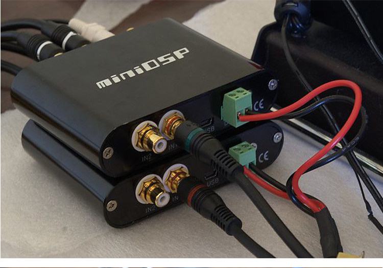 miniDSP 2x4 HD processor DSP digital audio signal frequency