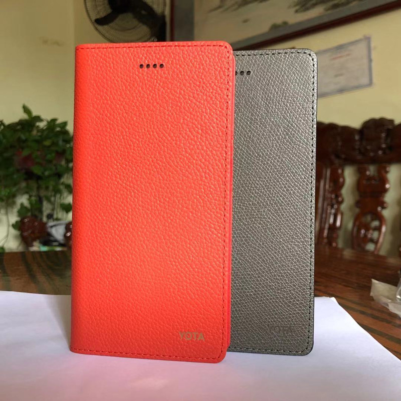yota3 mobile phone protective cover original genuine leather cover repair power button anti-fall cover yotaphone3 mobile phone case