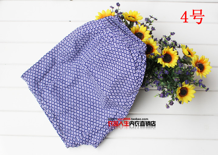 Trung và cũ của phụ nữ bông bàn chân phẳng quần cotton của phụ nữ boxer tóm tắt trung và đồ lót cũ quần dệt