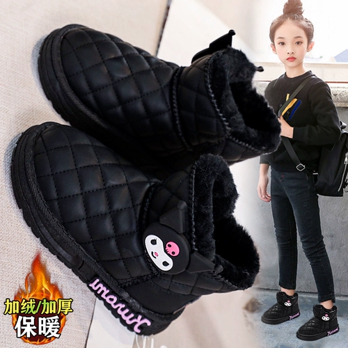 Зимние туфли, утепленные детские удерживающие тепло короткие сапоги