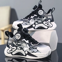 Черно -белая одиночная обувь [кожаная лапша]