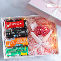 Creative romantic DIY custom can Cola surprise making birthday gift to send boyfriend practical gift box set