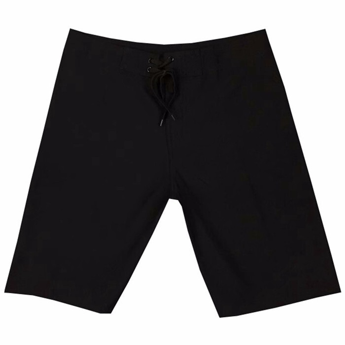 Pure Black Men's Fitness Competition Pants Beach Shorts Elastic Quick-Drying Surfing Swimming Trunks Casual Five-Point Pants 820D