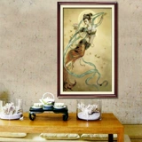 Dunhuang Feitian Cross Insk Древнее классические люди линия вышивка гостиной 2021 Новый древний ветер 3D Simple 2020