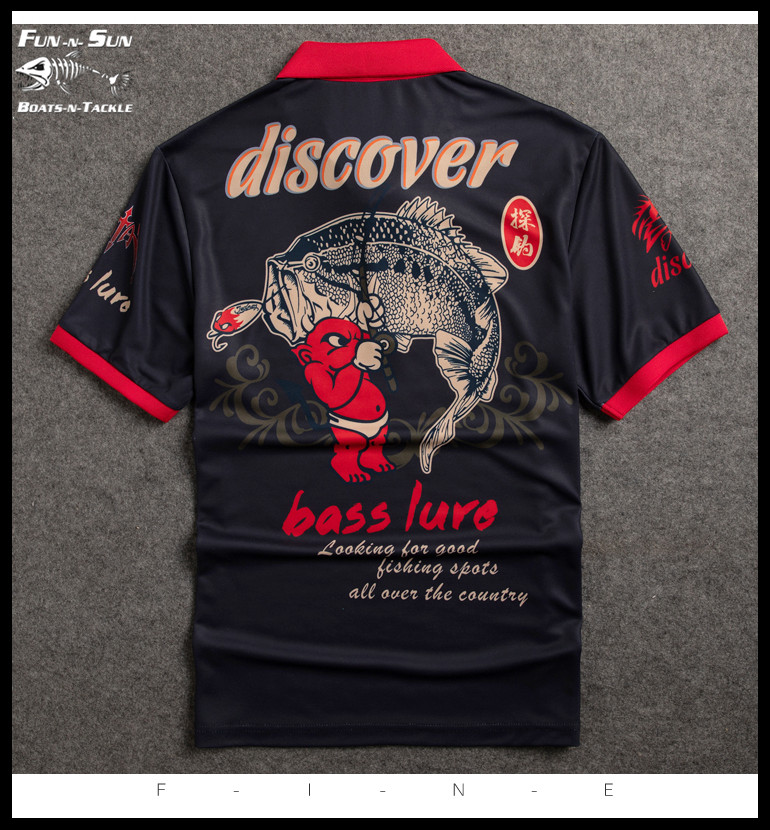 Fishing Clothing Sunscreen Men's Summer Short Sleeve Turtlers Summer T-shirt Men T-Shirt Speed Dry Luja Fishing Dress