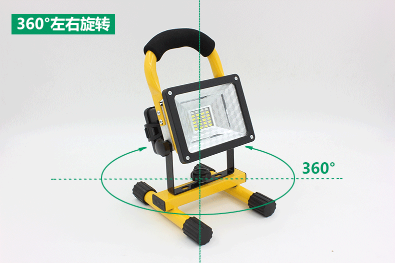 Đèn chiếu sáng Led ngoài trời không thấm nước chiếu đèn 50W100W trang web tìm kiếm ánh sáng nhà máy di động chiếu sáng đèn pin siêu sáng 10000 lumen
