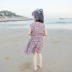 Cai Dad Câu chuyện cổ tích thứ 568 Cô bé không tay thắt eo Váy hè mát mẻ đi du lịch quần áo trẻ em - Váy