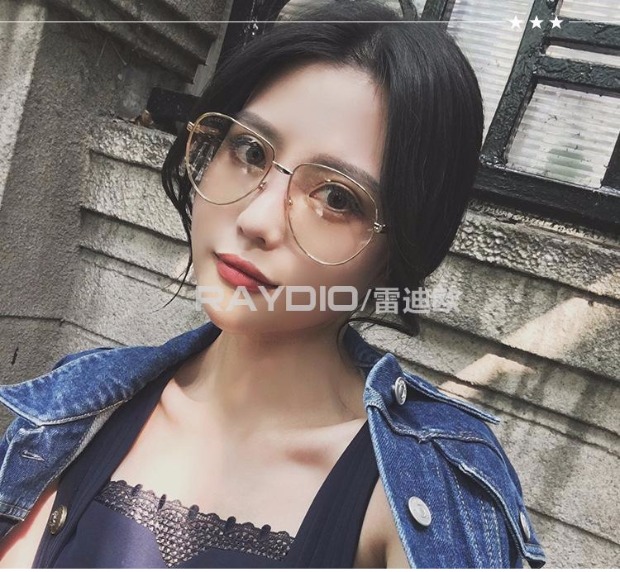Yuan Wei Song Yi Li Yifeng với gương phẳng nam nữ kính cường lực cận thị kính gọng kính gọng kính gọng kính kính mù màu