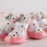 Dog Shoes Summer Small Small Never Doples Teddy Late Pets Four Seasons мягкая нога водонепроницаемые дождевые туфли и 4 сета из 4