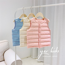 Men and women three-color down vest vest wear warm down vest 2020 autumn and winter New