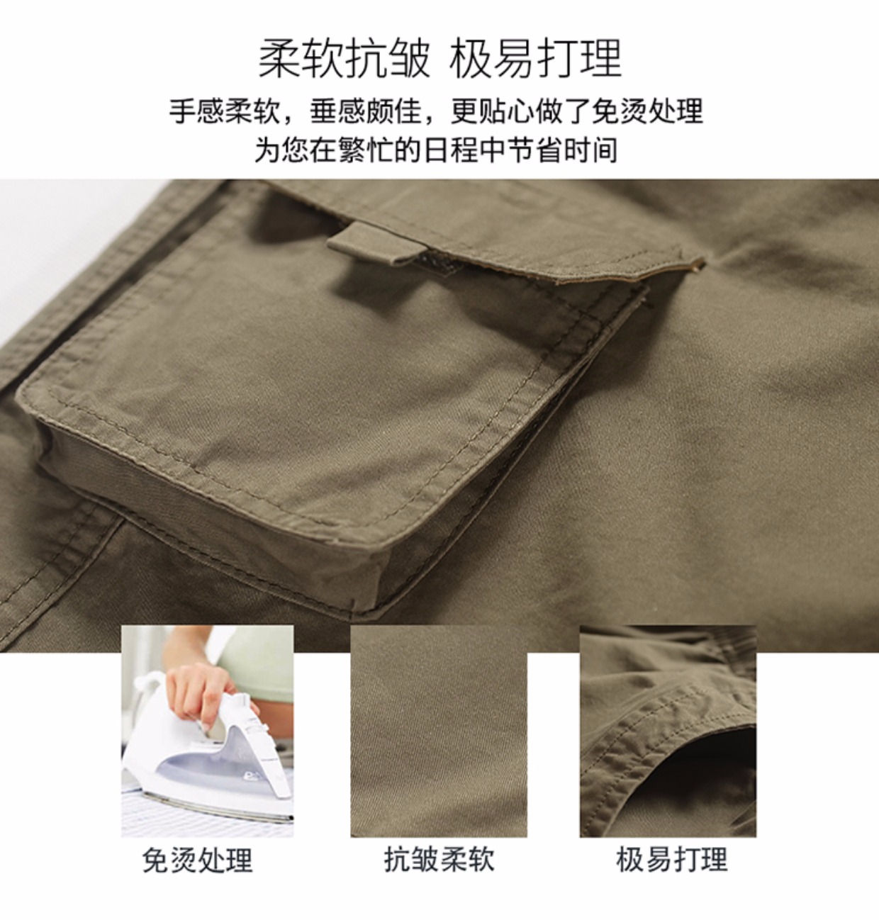 Nautica / Nordica mùa hè mới thêu cá tính thoải mái cotton quần short nam giản dị quần sooc