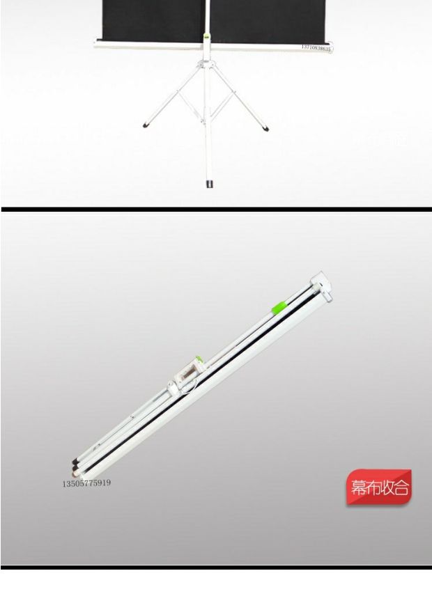 Giàn giáo màn hình máy chiếu 72 inch 84 inch 100 inch 120 inch 150 inch 4: 3/16: 9 sàn chiếu màn hình di động ngoài trời màn hình di động HD để gửi khung dày - Phụ kiện máy chiếu màn chiếu
