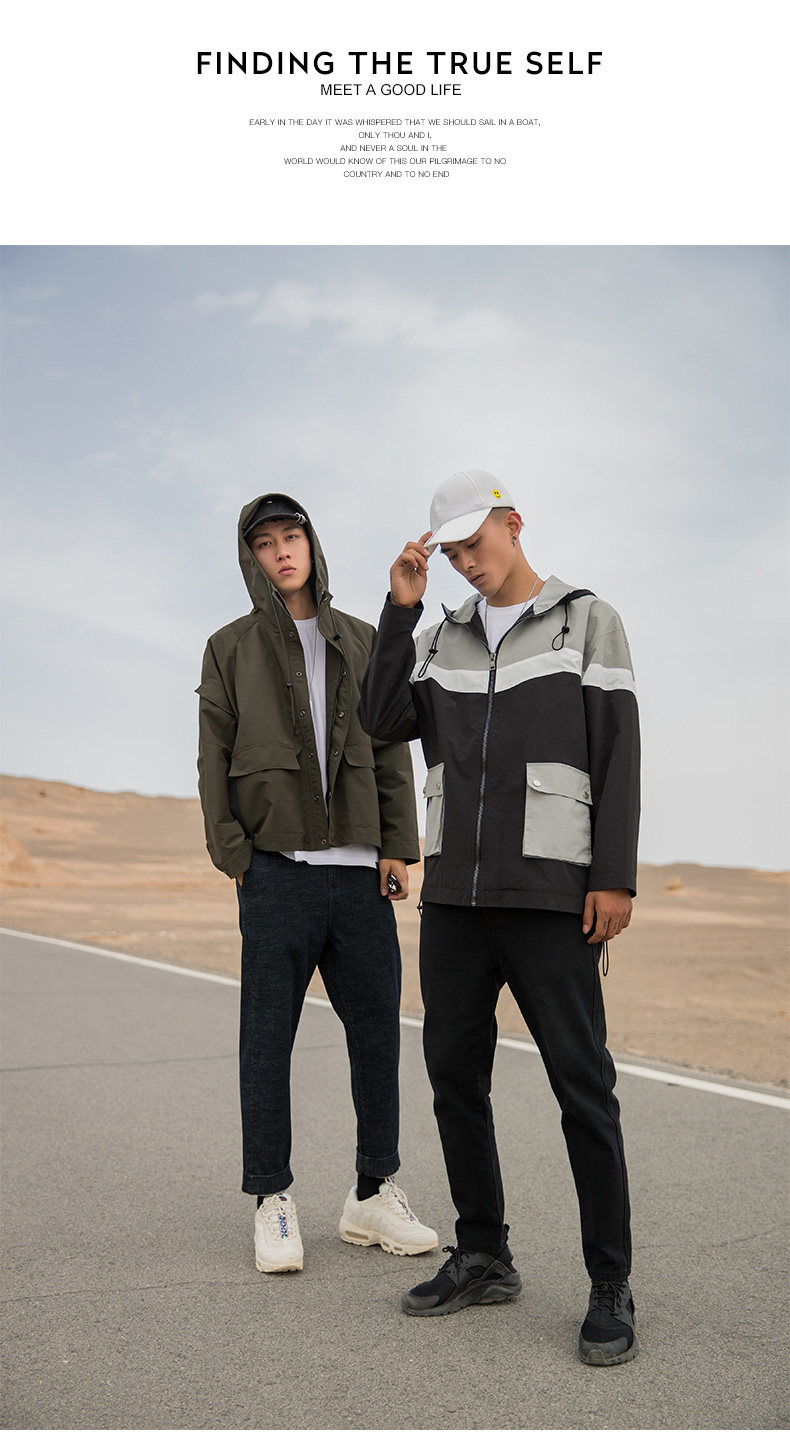 Blouson homme      manches longues en Nylon - Ref 3118751 Image 25