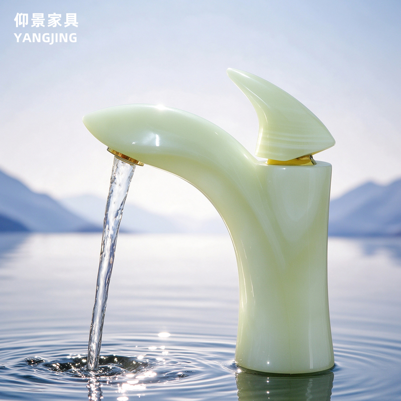 New Creative Jade Marble Faucet Basin Faucet Countertop Faucet Bathroom Cabinet Faucet Washbasin New Creative Jade Marble Faucet Basin Faucet Countertop Faucet Bathroom Cabinet Faucet Washbasin
