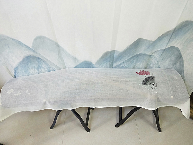 Hand painted guzheng cover dust cover cover cloth China Wind 1 m small guzheng cover Custom 80 90120135163