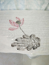 Original Guzheng dust cover cover dust cover ink lotus Chinese style simple literary 163135 universal piano cover