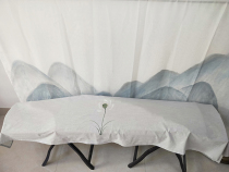 Kite cover dust cover antique cover cloth hand-painted Chinese wind dust cover original lotus 163165 universal piano cover