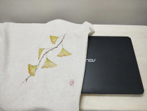 Laptop cover cloth tea tray tea table tea cup cover cloth dust cloth hand-painted Chinese wind cover towel universal dust cloth